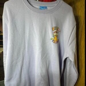 Disney Purple Crewneck Sweatshirt Size‎ Large